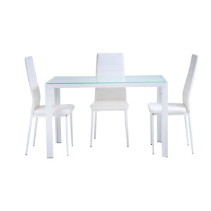 Comedor Ranjita 120x70 4P blanco 2c