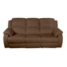 Sofá Reclino Wayland 3 Puestos Cafe
