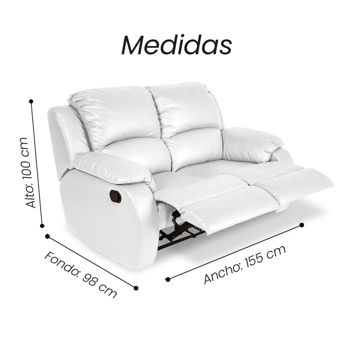 Sofá Reclino Wayland 2P