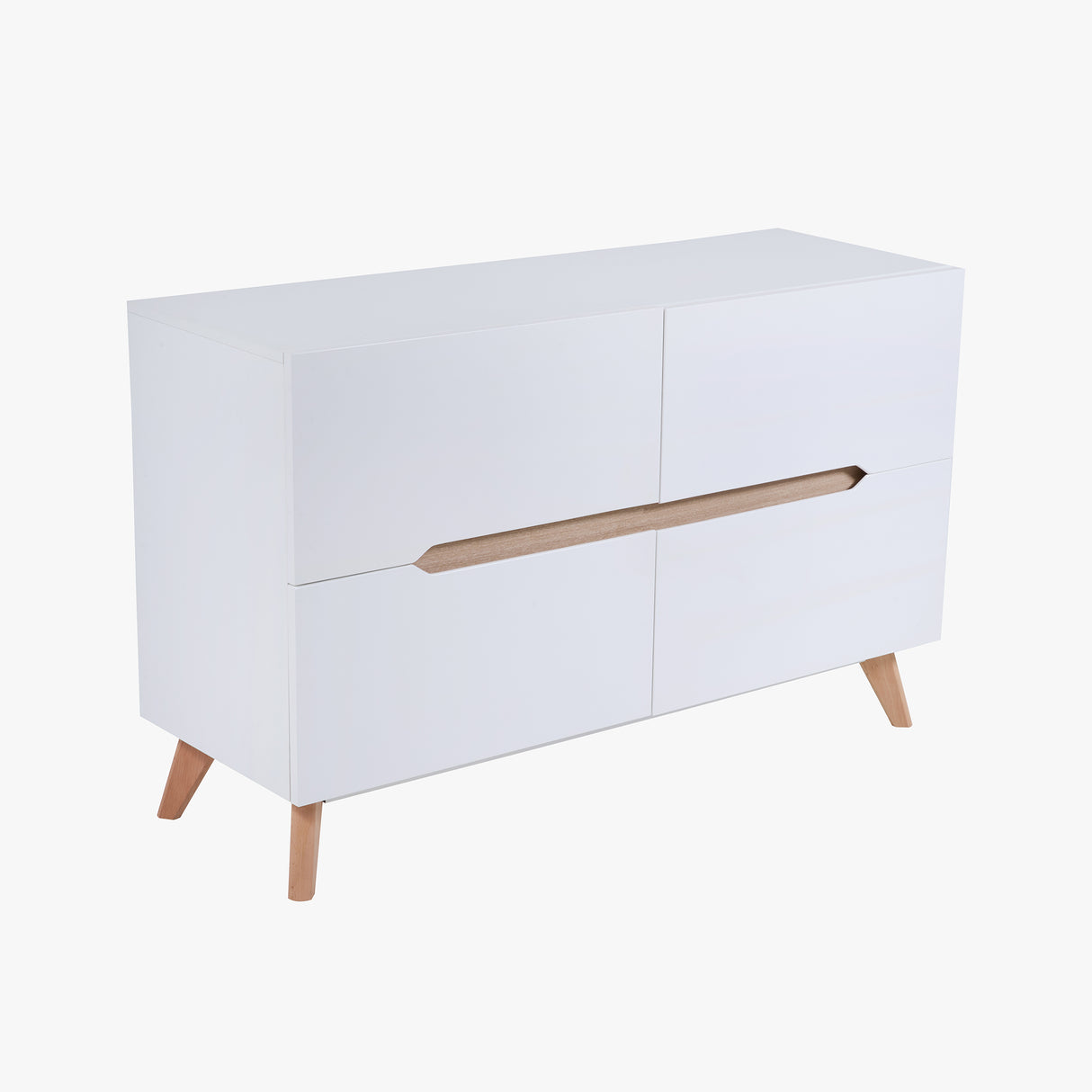 Biffet Haruka 120*40*75 Blanco/Beige