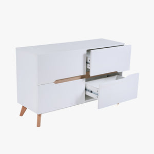 Biffet Haruka 120*40*75 Blanco/Beige