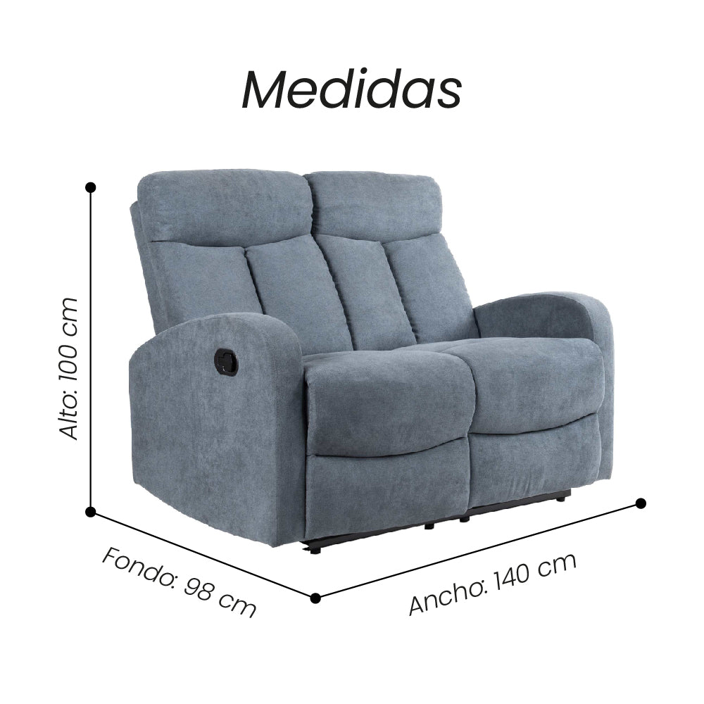 Sofá Reclino Trudy 2 Puestos