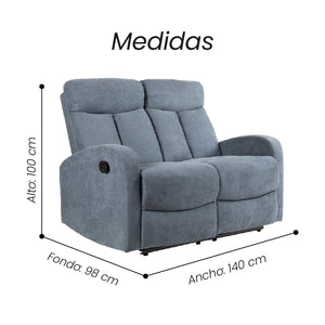 Sofá Reclino Trudy 2 Puestos