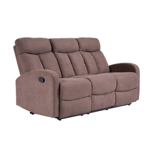 Combo Trudy - Reclinable 3P Café + Mesa de TV