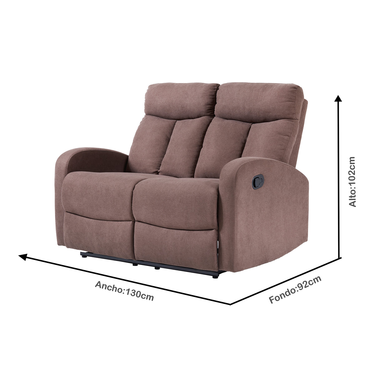 Sofá Reclino Trudy 2 Puestos
