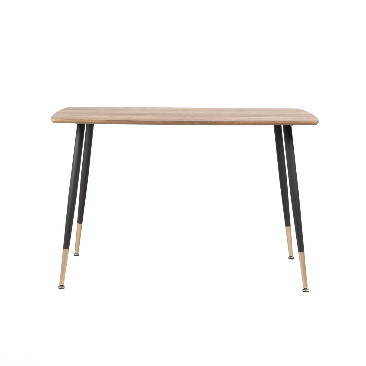 Comedor Dott 4p Madera Claro (Negro/ Gold)