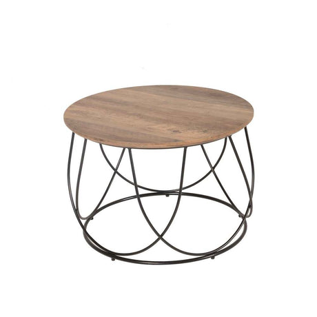 Mesa Auxiliar Asudena Color Madera Negro - Fiotti