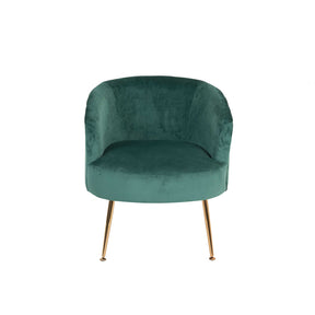 Poltrona Eugenia Verde Patas Dorado - Fiotti