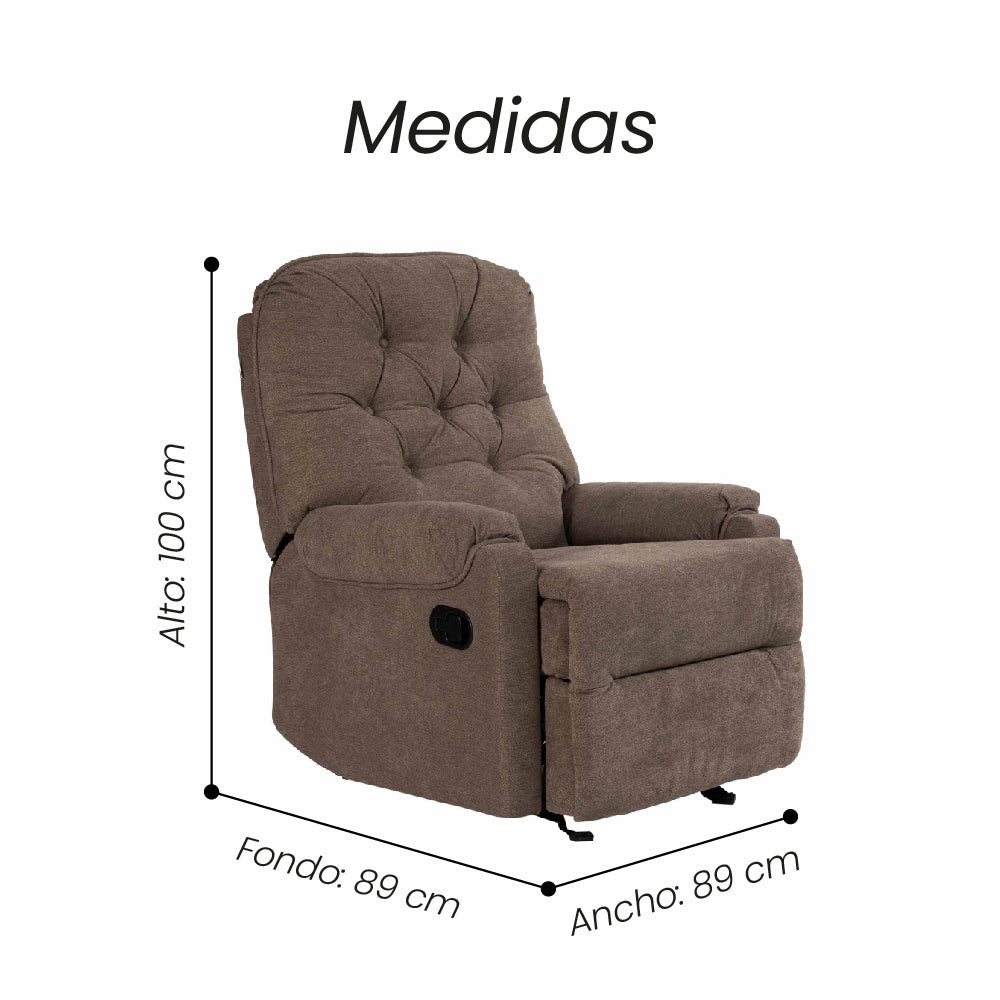 Silla Mecedora Reclinable Shawn