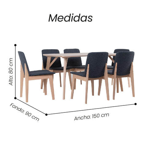 Comedor Esther 6P - Fiotti