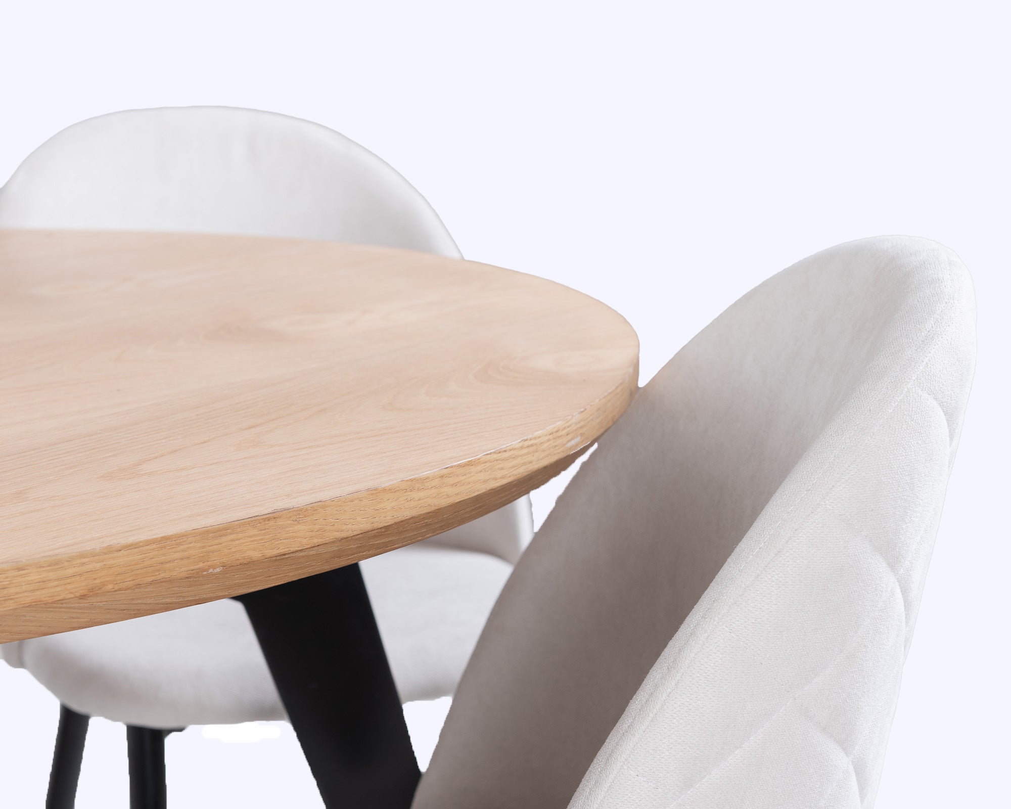 Comedor Akiva 4P Redondo (Beige) 3c 1 Metro De Diametro