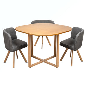 Comedor Wahib 4P Roble
