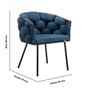 Silla Auxiliar Scarlet Azul