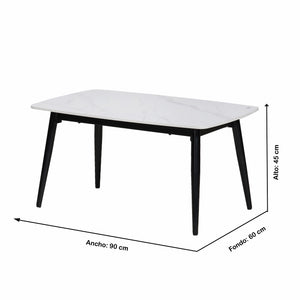 Mesa De Centro Azariah Blanco 2c