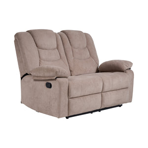 Sofá Reclino Kalerin 2 Puesto | Café Claro