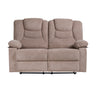 Sofá Reclino Kalerin 2 Puesto | Café Claro