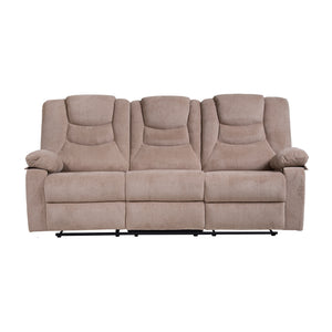 Sofá Reclino Kalerin 3 Puestos | Café Claro