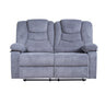 Sofá Reclino Kalerin 2 Puesto | Gris Claro