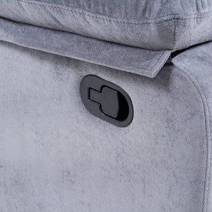 Sofá Reclino Kalerin 2 Puesto | Gris Claro