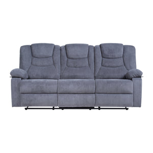 Sofá Reclino Kalerin 3 Puestos | Gris Claro