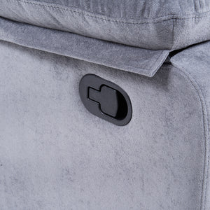 Sofá Reclino Kalerin 3 Puestos | Gris Claro