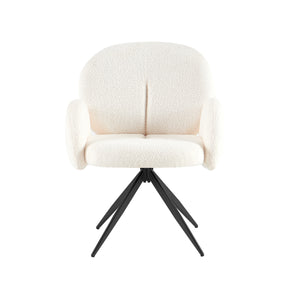 Silla de comedor Ayelet (Beige) Giratoria