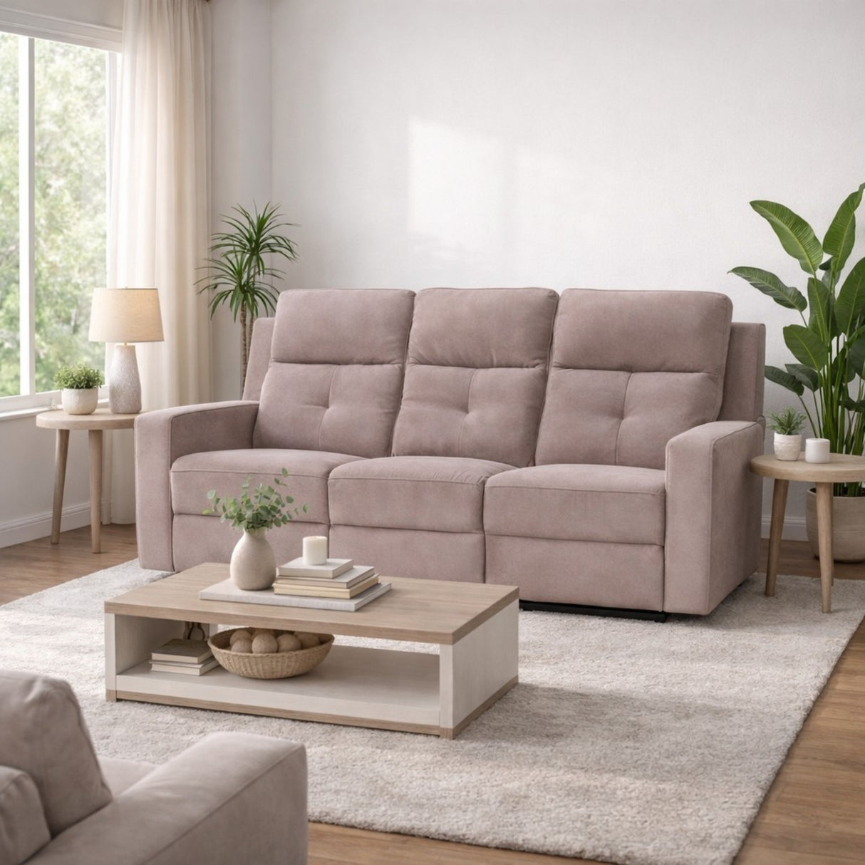 Sofá Tacio Reclinable Eléctrico 3P