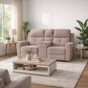 Sofá Tacio Reclinable con Consola 2P