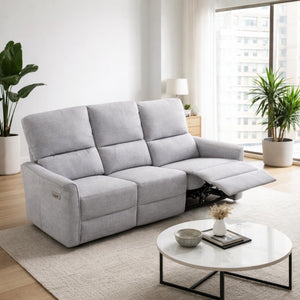 Sofá Tacito eléctrico reclinable 3P