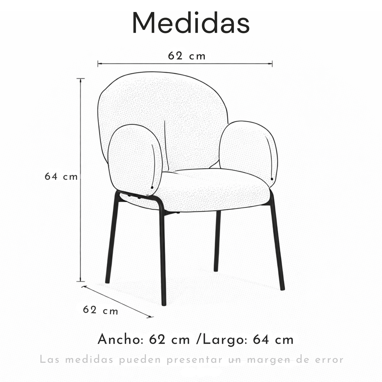 Silla de comedor Aydana