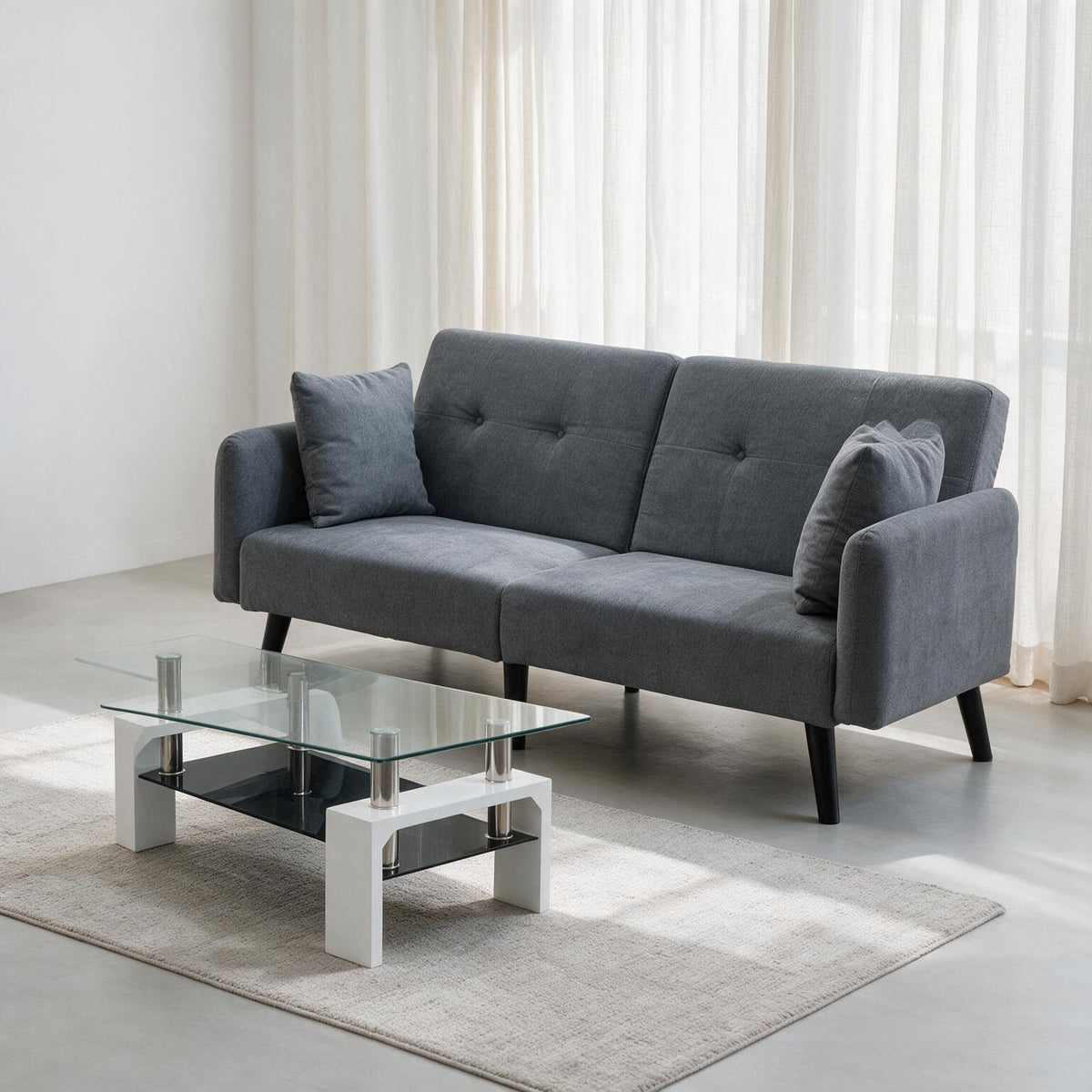 Combo Akodie - Sofá Cama 3p + Mesa de centro