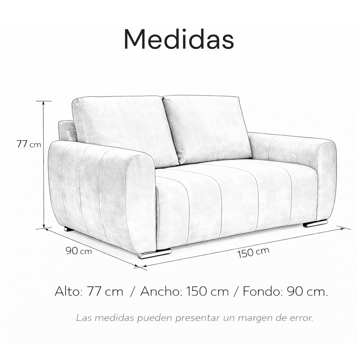 Sofá Bolssena 2 Puesto