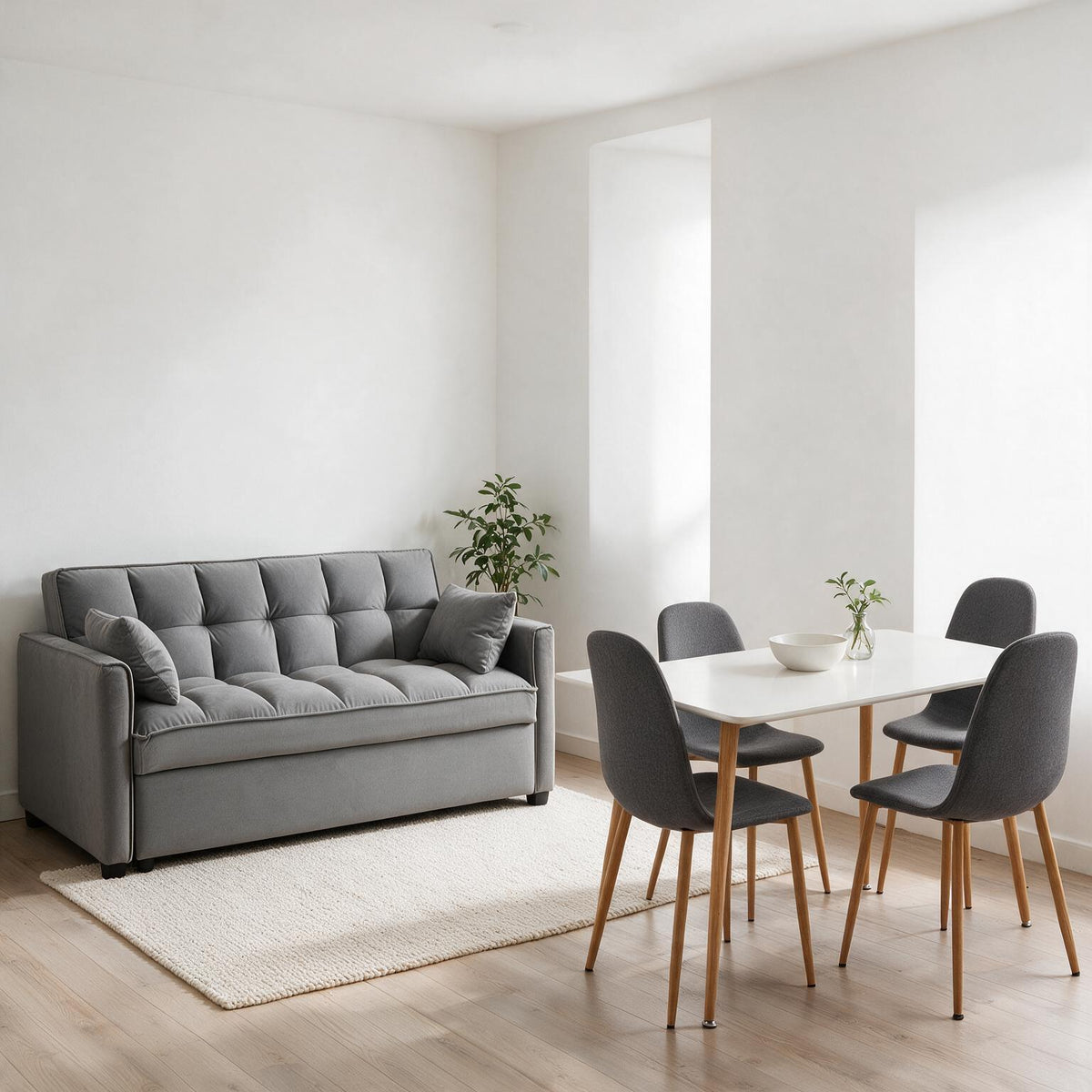 Combo Aeidi Dott - Sofá Cama + Comedor 4P