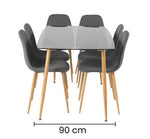 Comedor Rudy 6P Gris