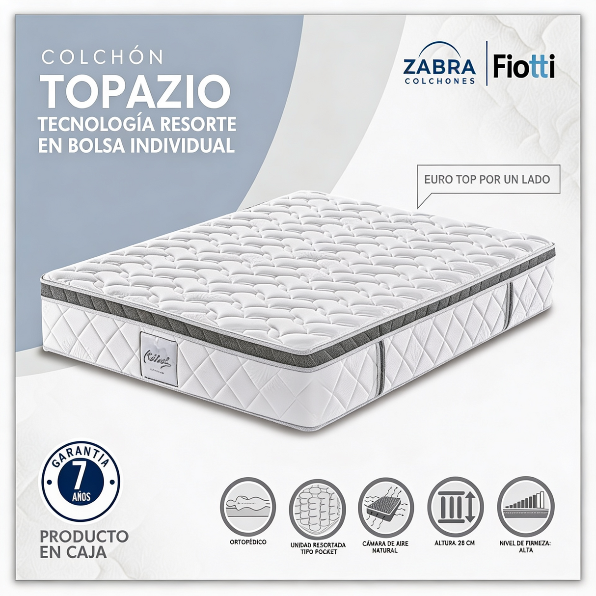 Colchón  Zabra Topazio