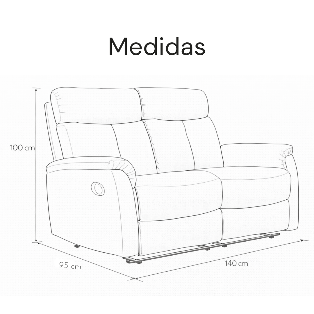 Sofá Reclino Tinay 2P