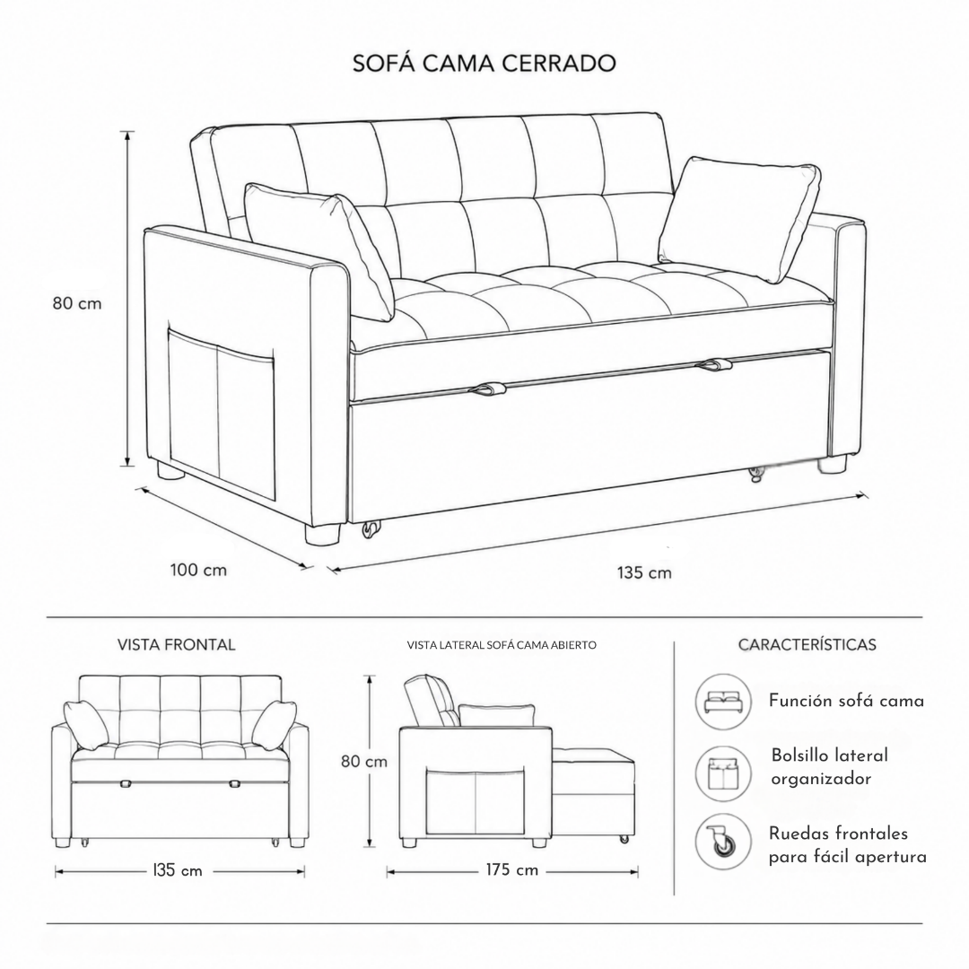 Sofá Cama Aeidi