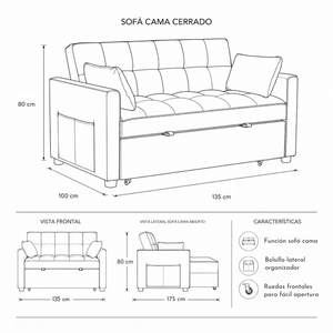 Sofá Cama Aeidi