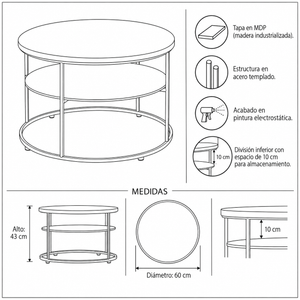 Mesa De Centro Shasin