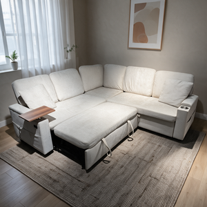 Sala en L  Kasha con Sofá Cama / Almacenamiento