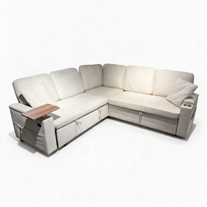 Sala en L  Kasha con Sofá Cama / Almacenamiento