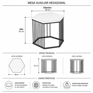 Mesa Auxiliar ABIAH