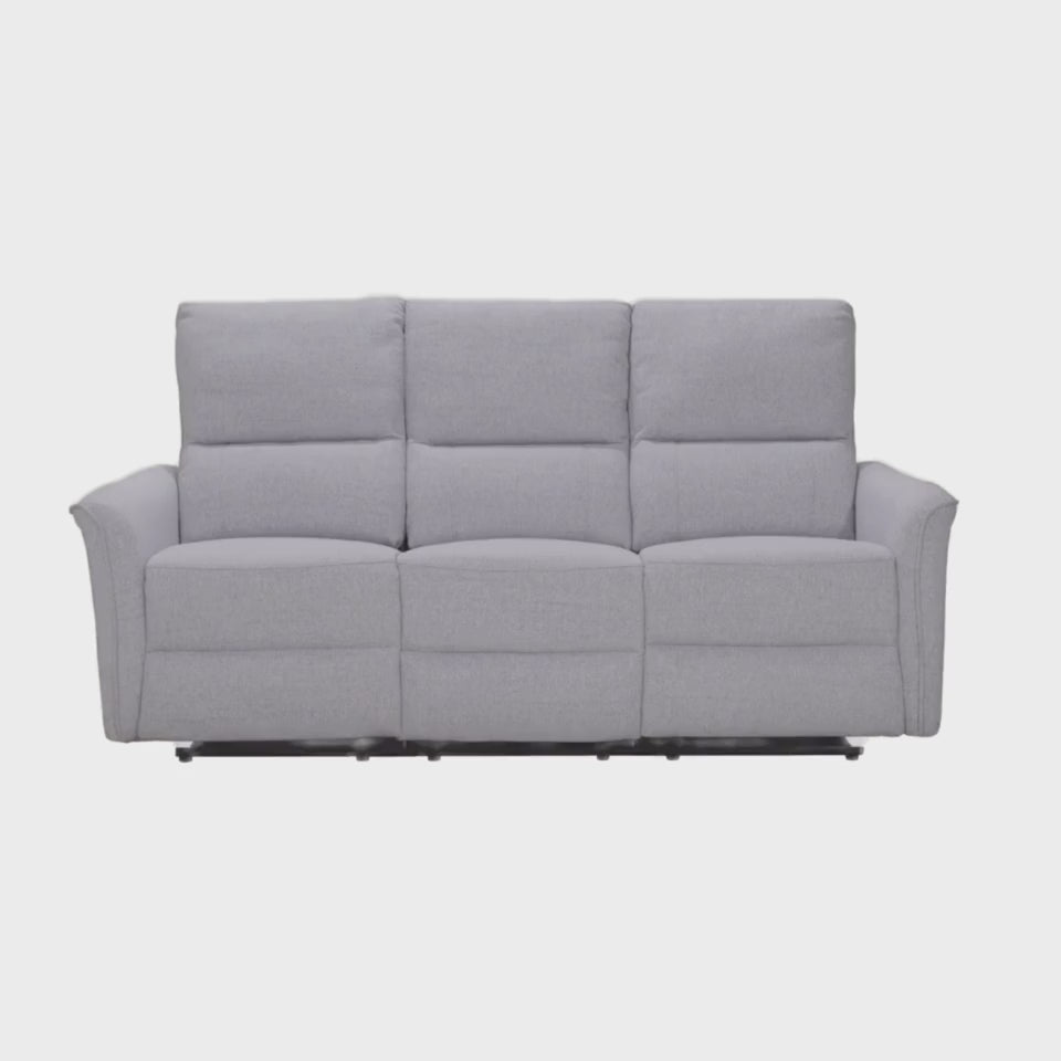 Sofá Tacito eléctrico reclinable 3P