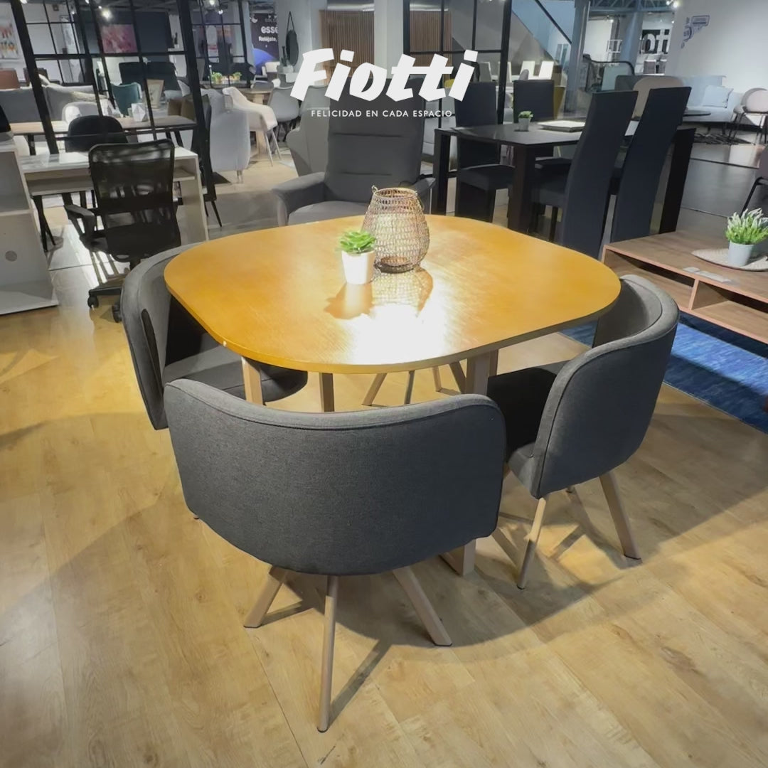 Comedor Ahorrador de Espacio 4P Wahib