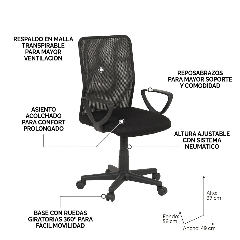 Silla de Oficina Candem