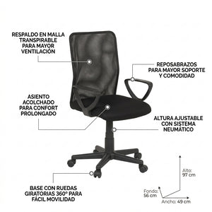 Silla de Oficina Candem