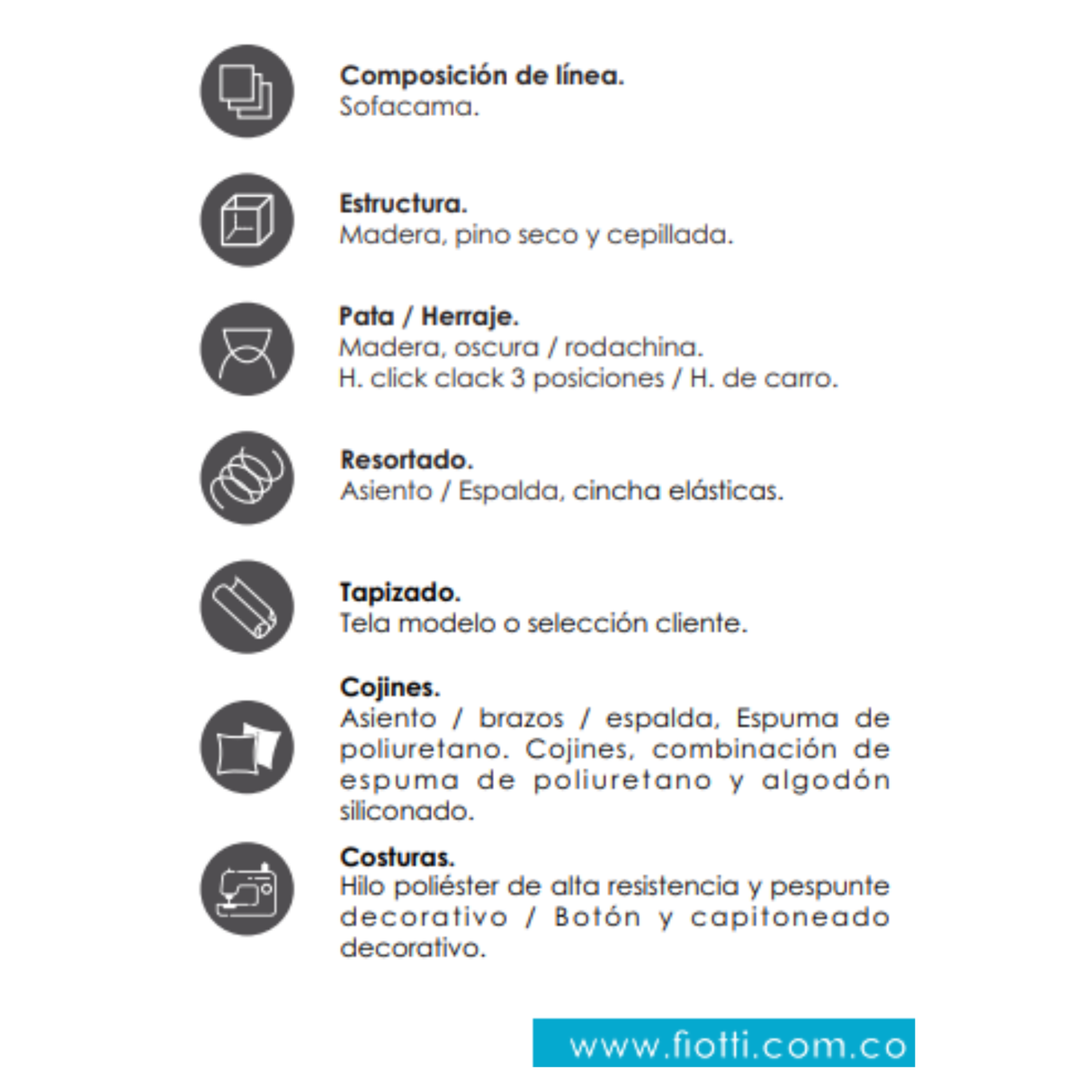 Sofá Cama Morelia
