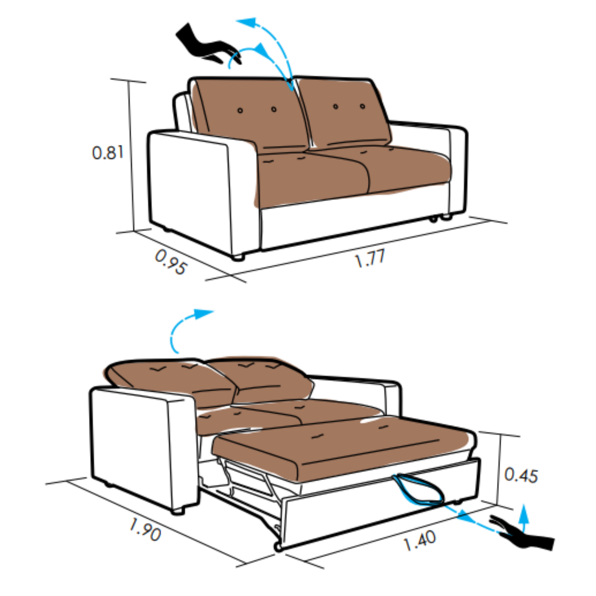 Sofá Cama Morelia