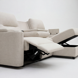Sofá Reclinable Electrica Esquinera Tadashi Derecho