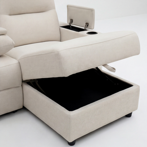 Sofá Reclinable Electrica Esquinera Tadashi Derecho